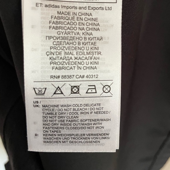 Adidas x Daniëlle Cathari Mock Neck Shift Dress. Black. Great condition! Size XS - Picture 9 of 12